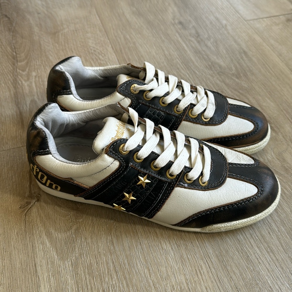 Vintage Pantofola d'oro Italian Sneakers womens size7 euro 38 preowned